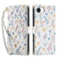 iPhone 16e Rhombic Floral Wallet Case