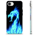 iPhone 16e TPU Case - Blue Fire Dragon