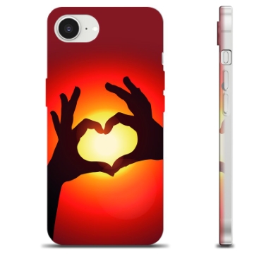 iPhone 16e TPU Case - Heart Silhouette
