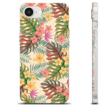 iPhone 16e TPU Case - Pink Flowers