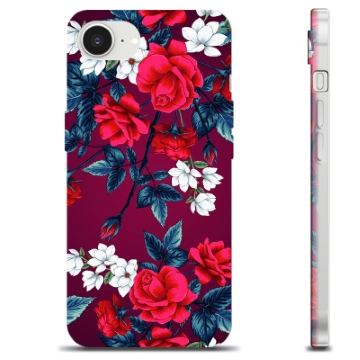 iPhone 16e TPU Case - Vintage Flowers