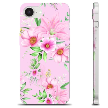 iPhone 16e TPU Case - Watercolor Flowers