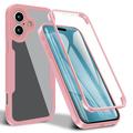 iPhone 17 360 Protection Series Case - Pink / Clear