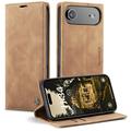 iPhone Air Caseme 013 Series Wallet Case - Brown