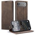 iPhone Air Caseme 013 Series Wallet Case - Coffee