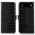 iPhone Air Crocodile Series Wallet Leather Case with RFID