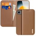 iPhone Air Dux Ducis Hivo Wallet Leather Case - Brown