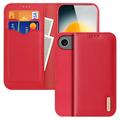 iPhone Air Dux Ducis Hivo Wallet Leather Case - Red
