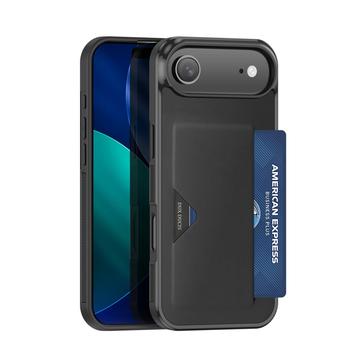 iPhone Air Dux Ducis Pocard Case with Card Holder - Black