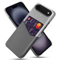 iPhone Air KSQ Case with Card Pocket - Grey