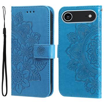 iPhone Air Mandala Series Wallet Case - Blue