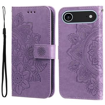 iPhone Air Mandala Series Wallet Case - Purple