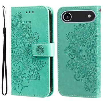 iPhone Air Mandala Series Wallet Case - Green