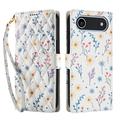 iPhone Air Rhombic Floral Wallet Case