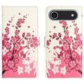 iPhone Air Style Series Wallet Case - Pink Flowers