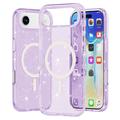 iPhone Air Stylish Glitter Series Hybrid Case - MagSafe Compatible - Purple