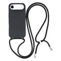 iPhone Air TPU Case with Lanyard - Black