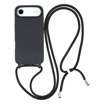 iPhone Air TPU Case with Lanyard - Black