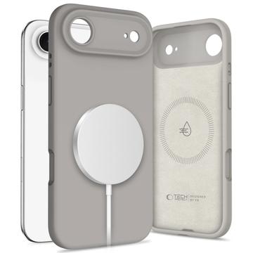 iPhone Air Tech-Protect Liquid Silicone Case - MagSafe Compatible - Stone Grey