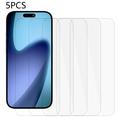 iPhone Air Tempered Glass Screen Protector - 9H - Case Friendly - 5 Pcs. - Transparent