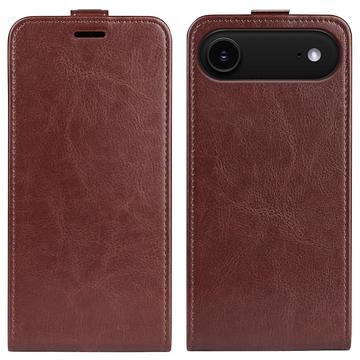 iPhone Air Vertical Flip Case with Card Slot - Brown