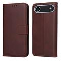 iPhone Air Wallet Case with Stand - Brown