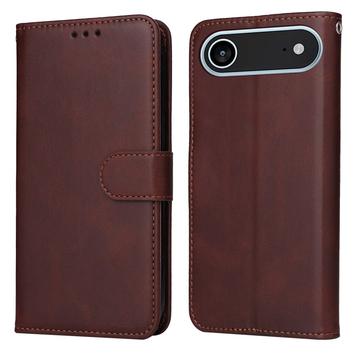 iPhone Air Wallet Case with Stand - Brown