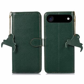 iPhone Air Wallet Leather Case with RFID - Green