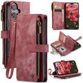 iPhone 17 Caseme C30 Multifunctional Wallet Case - Red