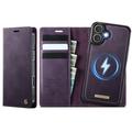 iPhone 17 Caseme C49 2-in-1 Detachable Wallet Case - MagSafe Compatible, RFID - Purple
