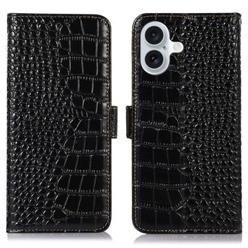 iPhone 17 Crocodile Series Wallet Leather Case with RFID