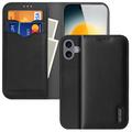 iPhone 17 Dux Ducis Hivo Wallet Leather Case - Black