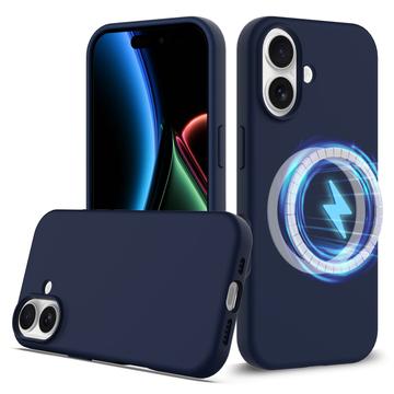 iPhone 17 Liquid Silicone Case - MagSafe Compatible - Dark Blue