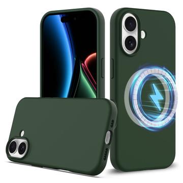 iPhone 17 Liquid Silicone Case - MagSafe Compatible - Dark Green