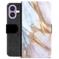 iPhone 17 Premium Wallet Case - Elegant Marble