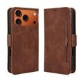 iPhone 17 Pro Cardholder Wallet Case - Brown