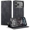 iPhone 17 Pro Caseme 013 Series Wallet Case - Black