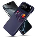 iPhone 17 Pro KSQ Case with Card Pocket - Blue