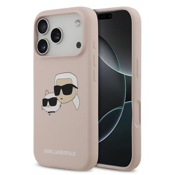 iPhone 17 Pro Karl Lagerfeld Double Heads Liquid Silicone MagSafe Case