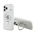 iPhone 17 Pro Max Karl Lagerfeld Ringstand Karl & Choupette Mag Case - White