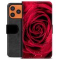 iPhone 17 Pro Max Premium Wallet Case - Rose