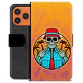 iPhone 17 Pro Max Premium Wallet Case - Skeleton Summer
