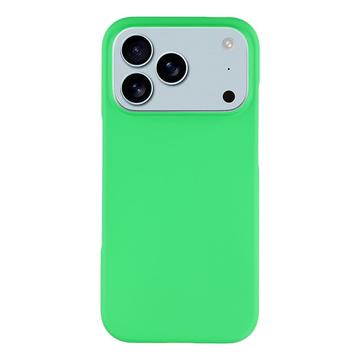 iPhone 17 Pro Max Rubberized Plastic Case - Green