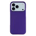 iPhone 17 Pro Max Rubberized Plastic Case - Purple