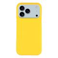 iPhone 17 Pro Max Rubberized Plastic Case - Yellow