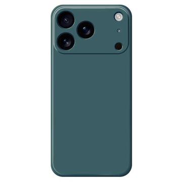 iPhone 17 Pro Max Shockproof Silicone Case - Blackish Green