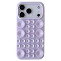 iPhone 17 Pro Max Silicone Case with Suction Cup - Light Purple