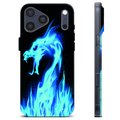 iPhone 17 Pro Max TPU Case - Blue Fire Dragon
