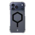 iPhone 17 Pro Max Tactical MagForce Hexagon Case - MagSafe Compatible - Black / Transparent
