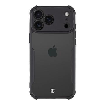 iPhone 17 Pro Max Tactical Quantum Stealth Case with Reinforced Corners - Clear / Black